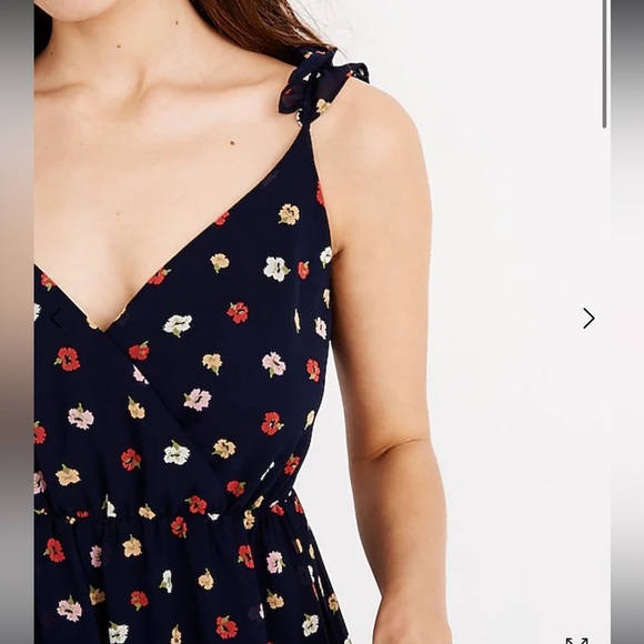 Madewell Ruffle Strap Wrap Dress - Picture 4 of 4